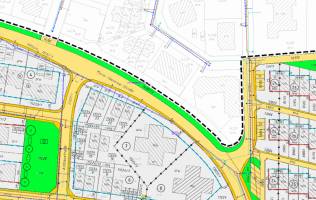 Beispiel GIS-Ansicht B-Plan mit Kanal-Wasser